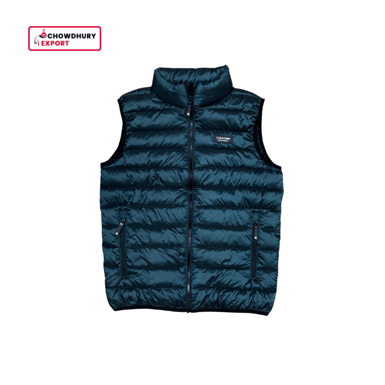 CK Sleeveless Padding Jacket Deep Grey - Image 6