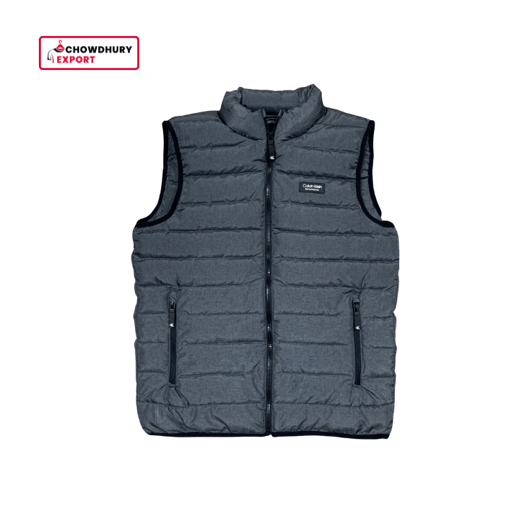 CK Sleeveless Padding Jacket Blue - Image 2