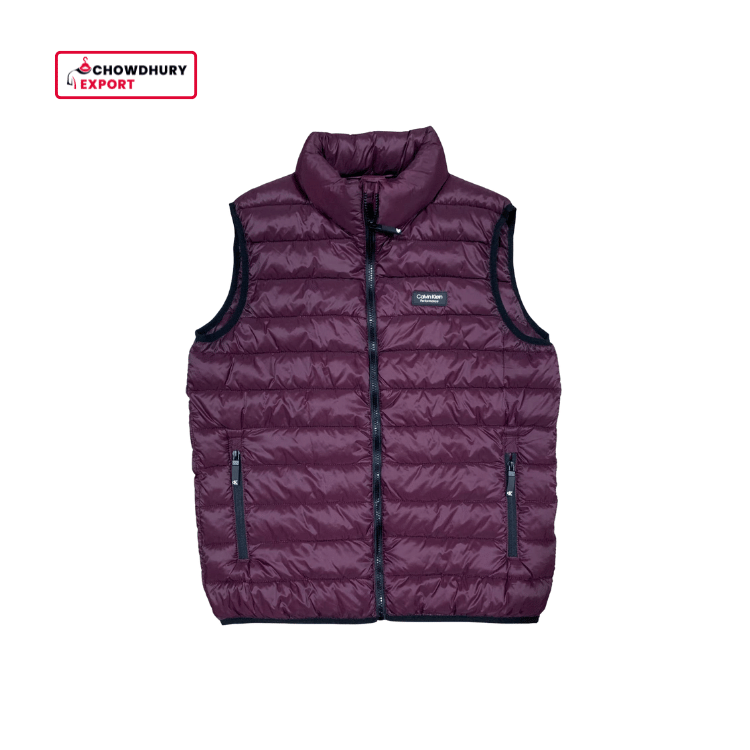 CK Sleeveless Padding Jacket Deep Grey - Image 7